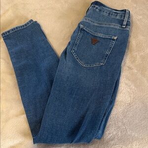 Guess Women's Medium Blue Skinny Jeans